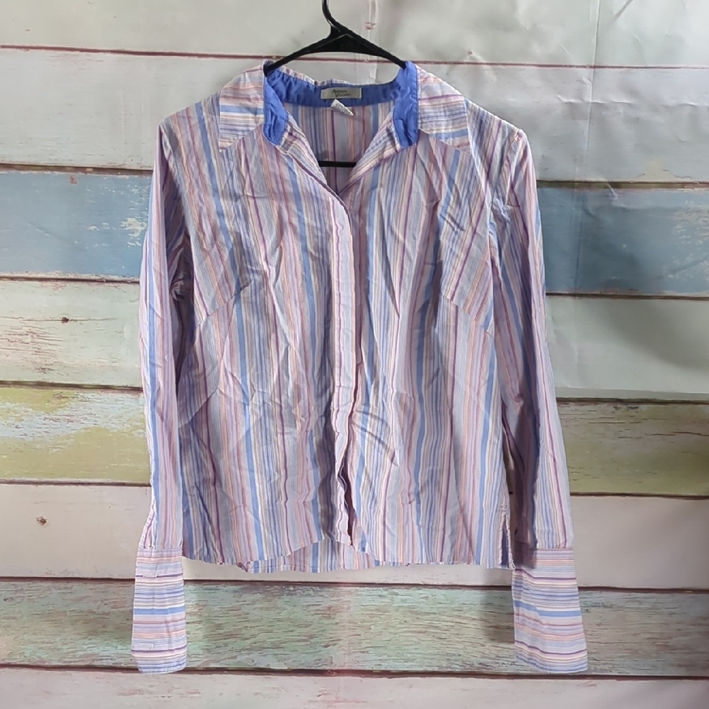 Andrea Viccaro Striped Button-Up Shirt